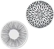 Mikinona 2pcs Diatomite Coasters Heat Insulation Cup Mat for Home Cafe and Office Kieselguhr Cup Pad for Elegant Table Protection and Decoration