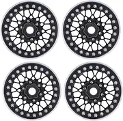 Aluminum Alloy Wheel HUBS Adapter HSP REDCAT SCX10 1/10 RC CAR Black Gold CNC Machining Novel Appearance Precise Hole Position Complete Functions