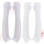 [Yardwe] 4pcs Ice Silk Cooling Arm Sleeves Uv Protection Cycling Running Golf Outdoor Wear