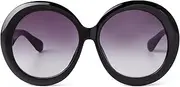[ADE WU] Oversized Round Sunglasses for Women Vintage 60s 70s Big Frame Shades UV 400 Protection Sun Glasses Trendy