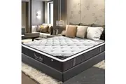 QUEEN Mattress *9 Zone Pocket Spring Mattress Latex Foam EuroTop *Chiro Endorsed