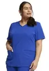 Cherokee Euphoria Women Scrubs Top V-Neck CK786A, XS, Electric Galaxy