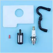 Tune Up Service Maintenance Kit Fuel Air Filter Vent Hose Candle For ST 017 018 MS170 MS180 MS 170 180 Chainsaw Spark Plug