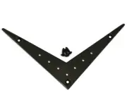 FVT-7ST-B Black 7-string Vee Flying V Style Electric Guitar Tailpiece