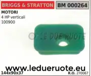 270067 Sponge Air Filter Engine Briggs & Stratton 4HP 100900 144x90x37