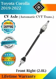 Front Right CV Axle For 2019-2022 Toyota Corolla 2.0L Built in Japan Lifetime W. (for: Toyota)