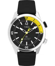 Timex Waterbury Dive Synthetic Rubber Strap Watch TW2V73400