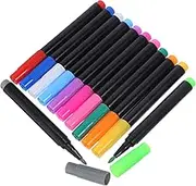 Non-toxic Erasable Markers 12 Pcs Liquid Chalk Pens Markers for Coloring for Acrylic Glass Boards