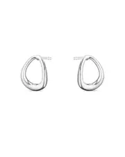 Georg Jensen Sterling Silver Offspring Stud Earrings