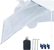 Waterproof Car Awning Side Wall, Sun Shade Windbreak & Privacy Extension Lateral