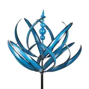 Harlow Wind Spinner Metal Windmill 3D Wind Powered Kinetic Sculpture Lawn Metal