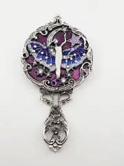 KIRKS FOLLY MORGANA VANITY MIRROR SILVERTONE #11