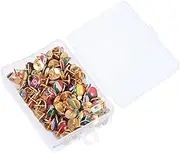 DOITOOL 194Pcs National Flag Pattern Thumbtacks for Notice Board Unique Map Tacks for Office School Art Projects and Home Decoration and Portable Push Pins