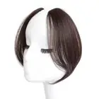 2Pcs/Set Natural False Bangs Invisible Side Fringe Clip for Women