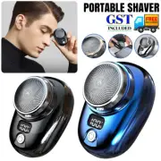 1/2x USB Mini Shave Pocket Size Portable Electric Shaver Rechargeable Razor Men