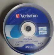 20 pack VERBATIM Blu-Ray BD-R LTH Type 6X 25GB