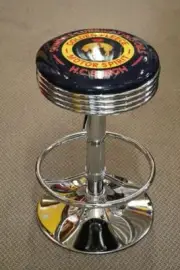 GOLDEN FLEECE HANGING RAM PETROL OIL BOWSER PREMIUM BAR STOOL ADJUSTABLE HEIGHT