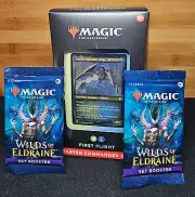 Magic the Gathering - Starter Commander Deck First Flight + 2 Set Boosters -New