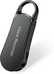 128GB Voice Activated Recorder - 35Hrs Recording Device with Playback and Met...