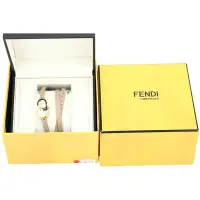 在飛比找Yahoo奇摩購物中心優惠-FENDI O Lock Vertical 雙F標誌不鏽鋼鑲