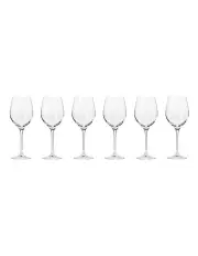 [Krosno] Harmony Wine Glass 430ml Set of 6 Gift Boxed in Clear
