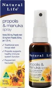Natural Life Propolis & Manuka Spray 30ml