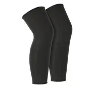 42cm Cut Resistant Leg Sleeves Bite, 1Pair Thin Skin Protective Sleeves, Black