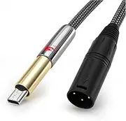 Audio Cable Type-C to Regular 3 Pin XLR Compatible with Mobile Phone to AMP Sound Devices Braided Shielding Cable 1M 3M 5M 8M 10M(10metere)
