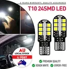 CANBUS T10 LED White Car Interior Light Parker Bulb Wedge Globe 6000K White X4