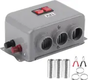12 V Car Fan Heater, 600 W - 800 W Car Heater, 3 Hole Windshield Defroster,car Heater,defogger,heater,quick Heat,warmer
