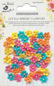 6 Pack Little Birdie Beaded Micro Petals 60/Pkg-Vivid Palette CR69387