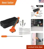 Wire Puller Kit with 30-Foot Glow Fish Rod and Magnetic Wire Puller, 2 Piece