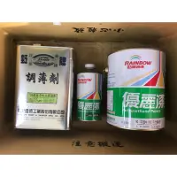 在飛比找蝦皮購物優惠-虹牌 優麗漆 平光 透明 金油 透明漆 消光 無光 732 