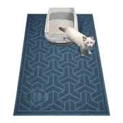PVC Water-resistant Cat Litter Mat Soft on Kitty Paws Multi-Use Non-Slip Cat Litter Trapping Mat