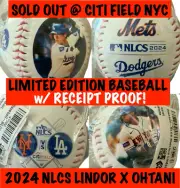 2024 NLCS LOS ANGELES DODGERS NEW YORK METS SHOHEI OHTANI FRANCISCO LINDOR BALL