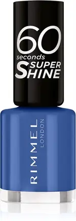 Rimmel 60 Seconds Super Shine - Nail Polish 8 ml 828 Danny Boy Blue!