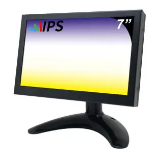 【CHICHIAU】7吋IPS LED液晶螢幕顯示器-AV、BNC、VGA、HDMI