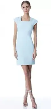 Alice +Olivia Kiro Pleated Should Mini Dress Julep Size 4 New NWT