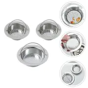 3pcs Sink Drain Strainer Drainer Filter Sink Strainer Basket