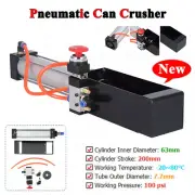 12/16Oz Pneumatic Can Crusher Push Valve Cylinder Aluminum Can Crusher Tool