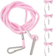 [Abaodam] 5Pcs Mitten Clips Lost Glove Clips for Convenient Neck Strap Design Flexible Winter Gloves Suspender Straps for Easy Access