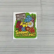 VTG Mello Smello Scratch ‘N Sniff Sticker Spring Has Sprung Nutrition Collection
