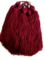 Chainette Tassel LOT 10 pieces Dark Plum NOS 6 1/2" L