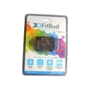 3D FitBud Simple Step Counter Pedometer Model A420S With Lanyard - Black