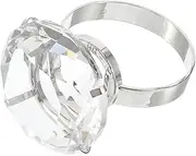 ibasenice Wedding Decor Ring Fake Diamond Ring Anniversary Party Prop for Wedding Decorations
