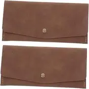 [FRCOLOR] Slim Wallet for Men Women Vintage Style Credit Card Holders for Travel