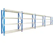 4-bay 400kg 8.0m Garage Warehouse Storage Shelving Steel Tool Racking Shelves