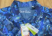NEW! Robert Graham Tangier NWT $248 Vibrant Starry Night Paisley Sport Shirt 2XL