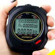Athletic Digital Stopwatch Timer Offering Multiple Functions for Training