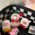 Anime Kirby Star Pink Plush Keychain Pendant Christmas Doll Toy Children Gift